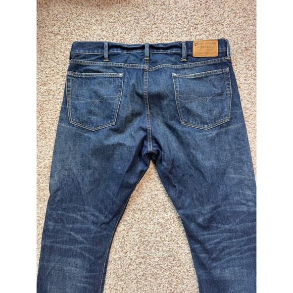 POLO RALPH LAUREN Hampton Relaxed Straight Jeans/Pants Men's size 38X32 - Picture 7 of 10